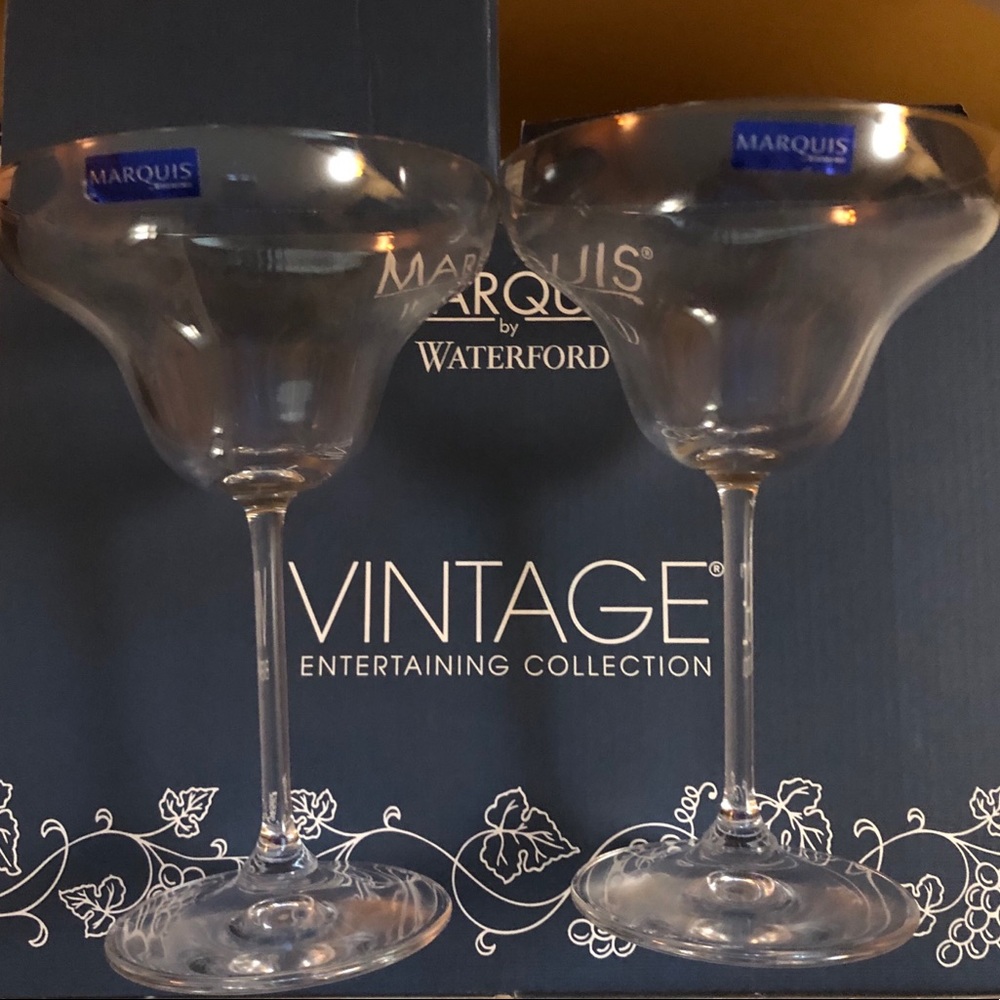 Waterford vintage margarita glass set